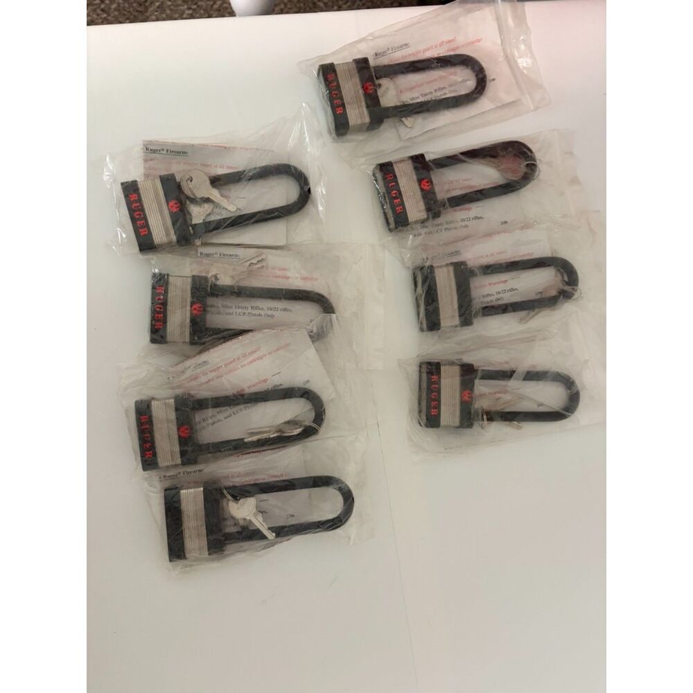 7 - Ruger locks with keys NEW